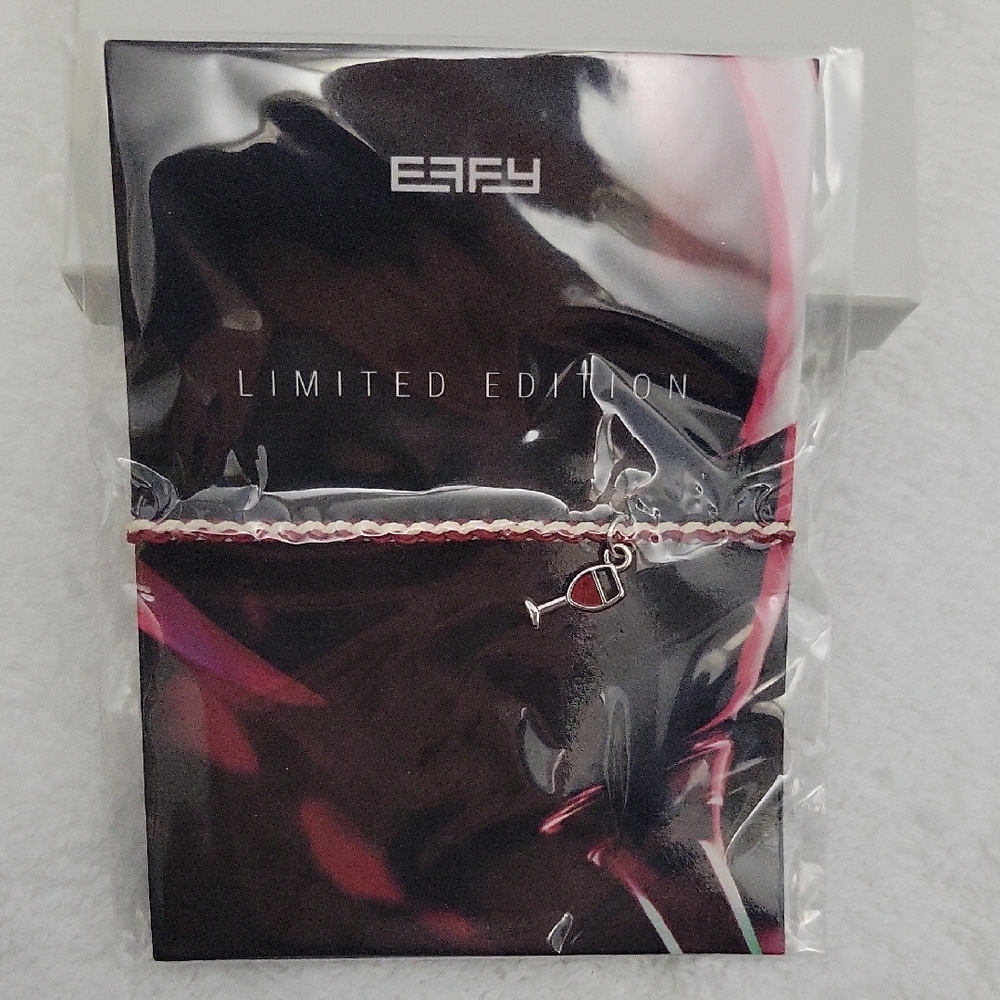 Royal Caribbean EFFY Limited Edition Red Wine Rope Bracelet NIP